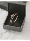 Bracelet Jonc Croisé Double Couche