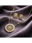 Bijoux Ethniques Collier Et Boucles Oreilles