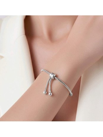 Bracelet Chaîne Serpent Argent