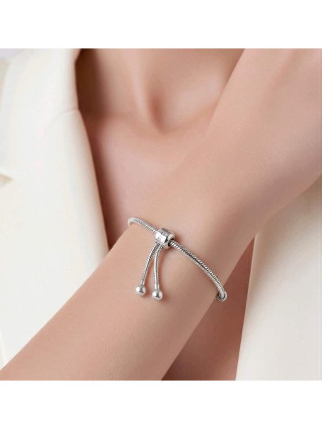 Bracelet Chaîne Serpent Argent
