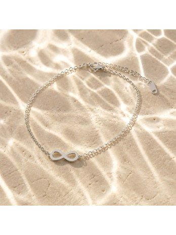 Bracelet Symbole Infini Argent
