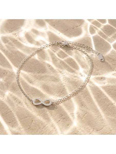 Bracelet Symbole Infini Argent