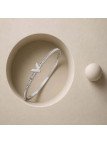 Bracelet Jonc Lettre V Argent
