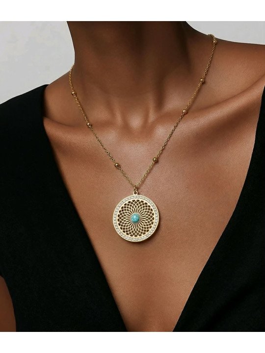 Bijoux Ethniques Collier Et Boucles Oreilles