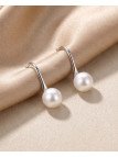 Pendante perle blanche